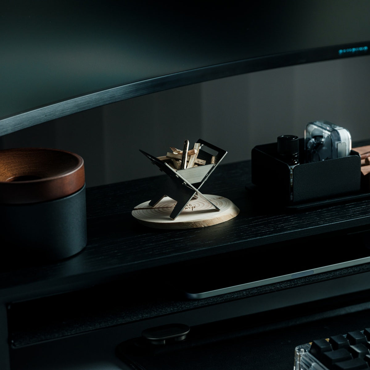 Miniature Bonfire Wood Diffuser Set