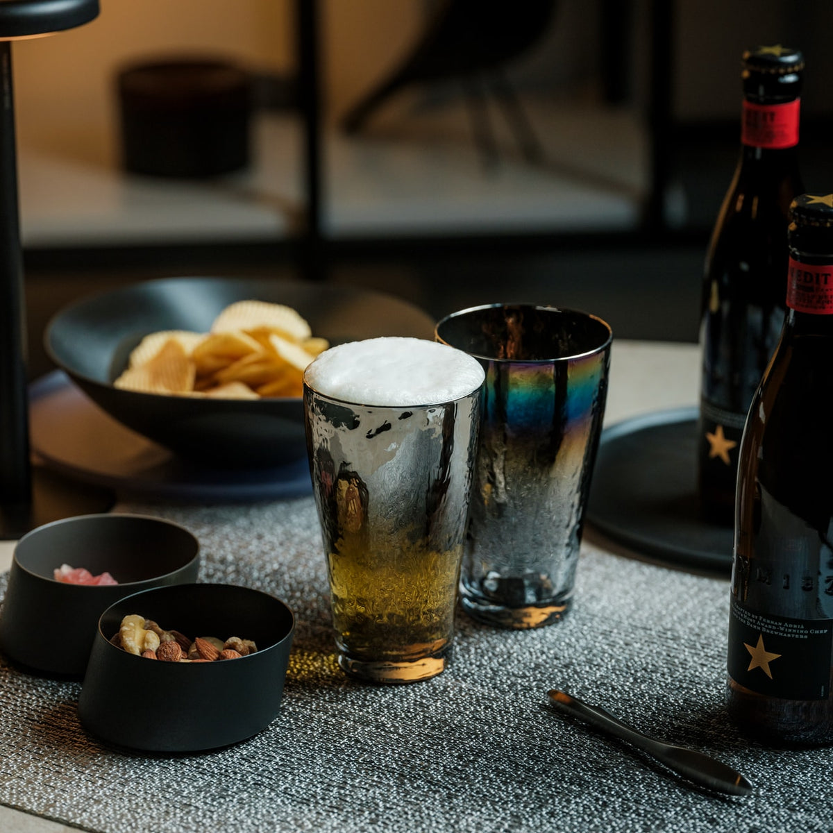 Prism Titanium Beer Glass